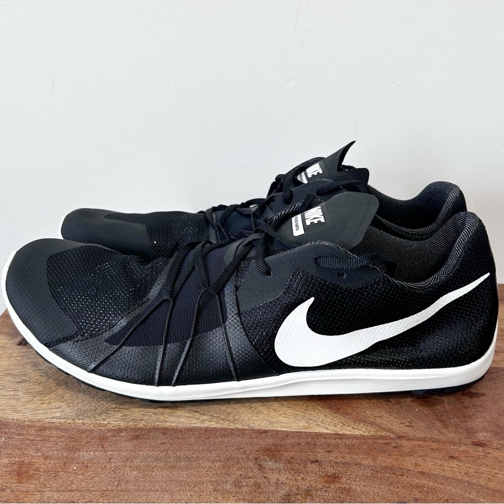 New Nike Zoom Forever Waffle XC Shoes Black White Men’s 13 Cross Country Running